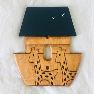 🕊Noah's Ark Light Switch Plate Children's Bedroom Nursery Boy Girl Decor Simple